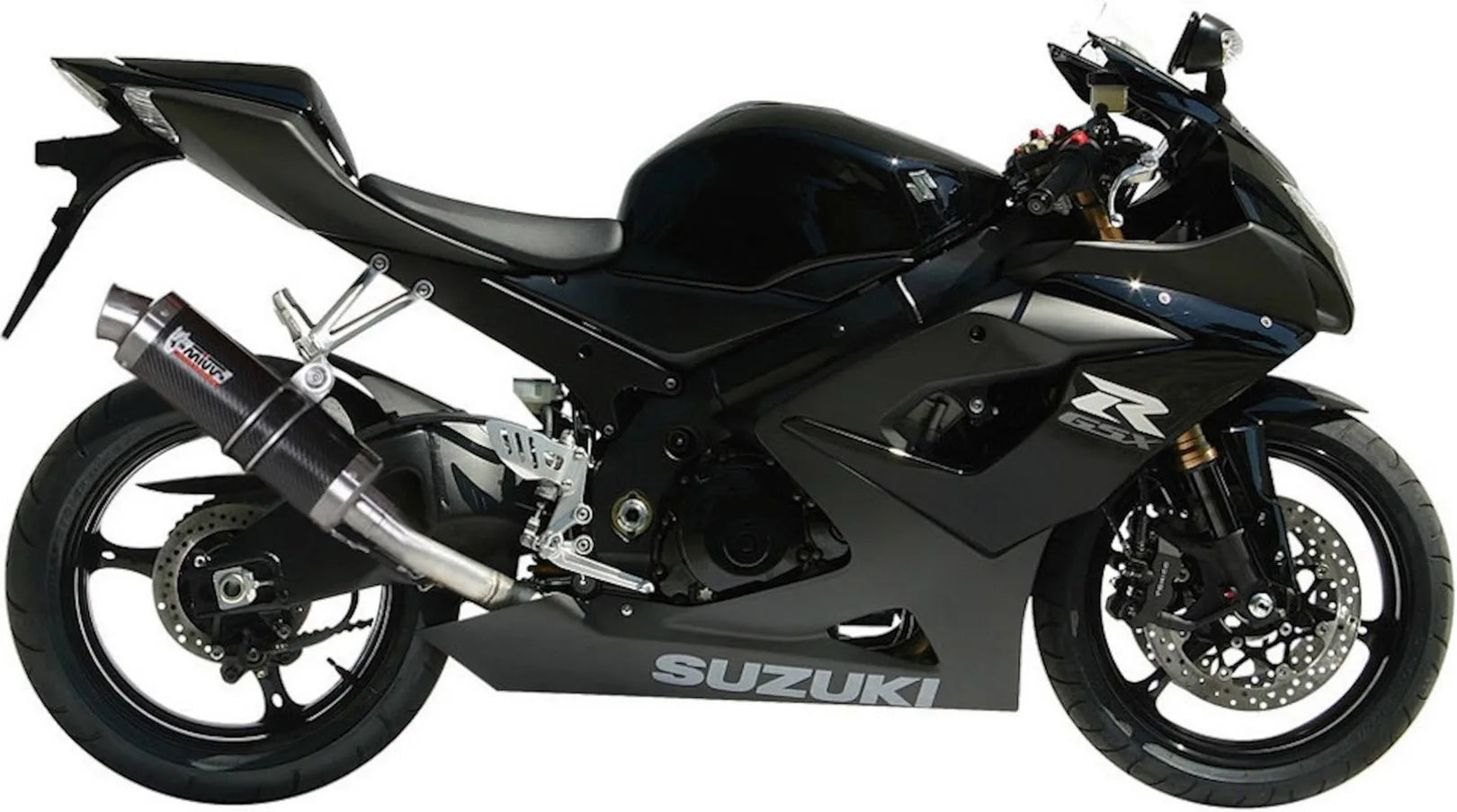 Tubo De Escape Con Homologación Acústica Gp Carbono - Mivv Compatible Con Suzuki Gsx-R 1000 (2005-2006)