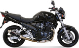 Tubo De Escape Con Homologación Acústica Gp Acero Negro - Mivv Compatible Con Suzuki Gsf 650 Bandit (2005-2006)