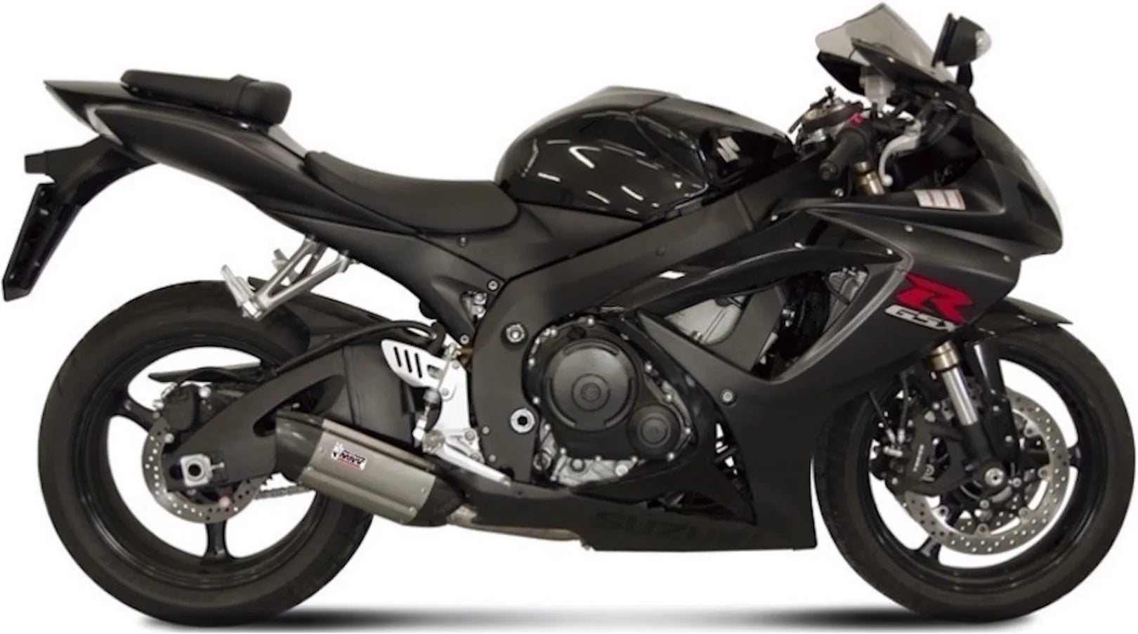 Tubo De Escape Con Catalizador Y Homologación Acústica Suono Acero Carbono - Mivv Compatible Con Suzuki Gsx-R 750 (2006-2007)
