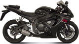 Tubo De Escape Con Catalizador Y Homologación Acústica Suono Acero Carbono - Mivv Compatible Con Suzuki Gsx-R 750 (2006-2007)
