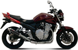 Exhaust Tip With Noise Certification Gp Steel Black - Mivv Compatible With Suzuki Gsf 650 Bandit (2007-2015)