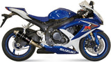 Exhaust Tip With Noise Certification Gp Steel Black - Mivv Compatible With Suzuki Gsx-R 600 (2008-2010)