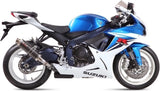 Tubo De Escape Con Homologación Acústica Gp Carbono - Mivv Compatible Con Suzuki Gsx-R 600 (2011-2016)