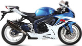 Tubo De Escape Con Homologación Acústica Suono Acero Negro Carbono - Mivv Compatible Con Suzuki Gsx-R 750 (2011-2017)