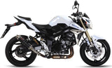 Tubo De Escape Con Homologación Acústica Gp Carbono - Mivv Compatible Con Suzuki Gsr 750 (2011-2016)
