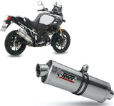 Tubo De Escape Con Homologación Acústica Oval Acero - Mivv Compatible Con Suzuki Dl 1050 V-Strom - Xt (2020-2024)