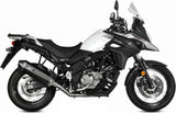 Tubo De Escape Con Catalizador Y Homologación Acústica Speed Edge Acero Negro Carbono - Mivv Compatible Con Suzuki Dl 650 V-Strom (2017-2024)