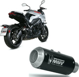 Tubo De Escape Con Homologación Acústica Mk3 Acero Negro - Mivv Compatible Con Suzuki Gsx-S 1000 Katana (2019-2024)