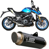 Tubo De Escape Con Homologación Acústica Gppro Carbono - Mivv Compatible Con Suzuki Gsx-S 1000 (2021-2024)