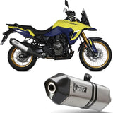 Tubo De Escape Con Homologación Acústica Speed Edge Acero Carbono - Mivv Compatible Con Suzuki V-Strom 800 Se (2023-2024)
