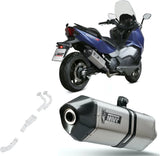 Sistema De Escape Completo Con Catalizador Y Homologación Acústica Speed Edge Acero Carbono - Mivv Compatible Con Sym Max Sym Tl 500 (2020)