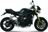 Tubo De Escape Con Catalizador Y Homologación Acústica Gp Carbono - Mivv Compatible Con Triumph Speed Triple (2005-2006)
