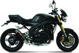 Catalytic Exhaust Tip With Sound Certification Gp Steel Black - Mivv Compatible With Triumph Speed Triple (2005-2006)