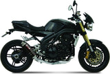 Tubo De Escape Con Catalizador Y Homologación Acústica Gp Acero Negro - Mivv Compatible Con Triumph Speed Triple (2005-2006)