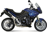 Tubo De Escape Con Catalizador Y Homologación Acústica Suono Acero Negro Carbono - Mivv Compatible Con Triumph Tiger 1050 (2007-2012)