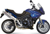 Tubo De Escape Sin Catalizador Y Con Homologación Acústica Oval Acero - Mivv Compatible Con Triumph Tiger 1050 (2007-2012)
