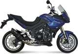 Tubo De Escape Sin Catalizador Y Con Homologación Acústica Suono Acero Negro Carbono - Mivv Compatible Con Triumph Tiger 1050 (2007-2012)