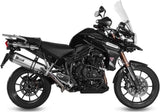 Tubo De Escape Con Catalizador Y Homologación Acústica Speed Edge Acero Carbono - Mivv Compatible Con Triumph Tiger 1200 Explorer (2012-2015)