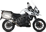 Tubo De Escape Con Homologación Acústica Speed Edge Acero Carbono - Mivv Compatible Con Triumph Tiger 1200 Explorer (2016-2020)