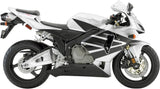 Tubo De Escape Con Homologación Acústica Oval Titano Carbono - Mivv Compatible Con Honda Cbr 600 Rr (2003-2004)