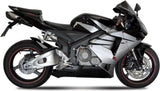 Tubo De Escape Con Homologación Acústica Suono Acero Negro Carbono - Mivv Compatible Con Honda Cbr 600 Rr (2005-2006)