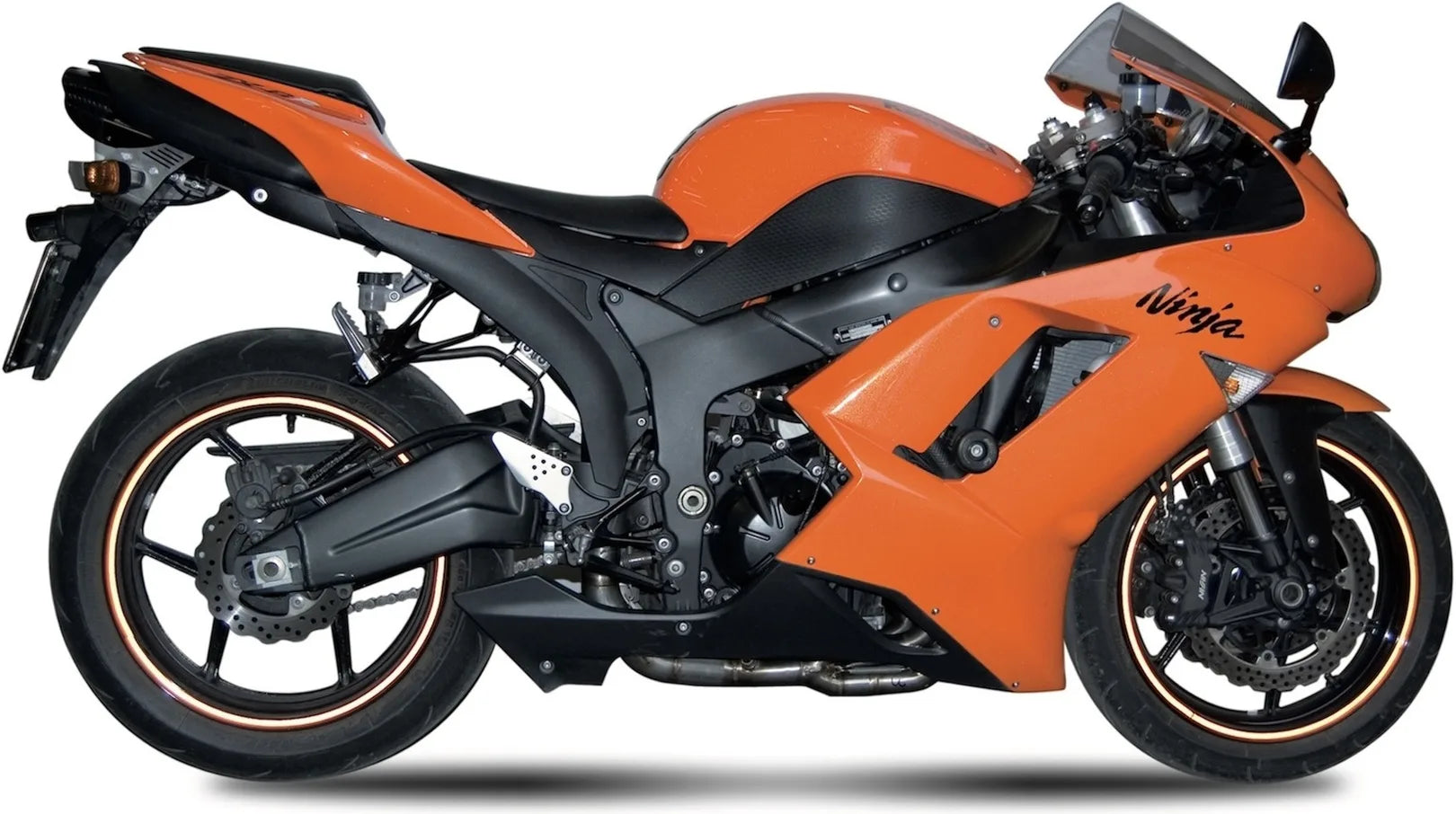 Tubo De Escape Con Homologación Acústica Suono Acero Negro Carbono - Mivv Compatible Con Kawasaki Zx-10R (2007-2008)
