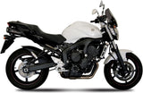 Dual Exhaust System With Sound Certification Suono Steel Black Carbon - Mivv Compatible With Yamaha Fz-6 (2004-2011)