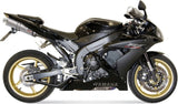 Escape Doble Con Homologación Acústica Oval Acero - Mivv Compatible Con Yamaha Yzf 1000 R1 (2004-2006)