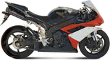 Escape Doble Con Homologación Acústica Suono Acero Negro Carbono - Mivv Compatible Con Yamaha Yzf 1000 R1 (2007-2008)