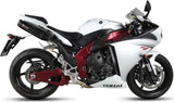 Escape Doble Con Homologación Acústica Suono Acero Negro Carbono - Mivv Compatible Con Yamaha Yzf 1000 R1 (2009-2014)