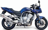 Exhaust Tip With Noise Certification Oval Stainless Steel - Mivv Compatible With Yamaha Fzs 1000 Fazer (2001-2005)