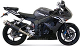Tubo De Escape Con Homologación Acústica Oval Carbono - Mivv Compatible Con Yamaha Yzf 600 R6 (2003-2005)