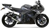 Tubo De Escape Con Homologación Acústica Gp Acero Negro - Mivv Compatible Con Yamaha Yzf 600 R6 (2003-2005)