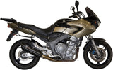 Doble Salida De Escape Con Catalizador Y Homologación Acústica Suono Acero Negro Carbono - Mivv Compatible Con Yamaha Tdm 900 (2002-2014)