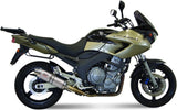 Dual Catalytic Exhaust Tips With Sound Certification Oval Stainless Steel - Mivv Compatible With Yamaha Tdm 900 (2002-2014)