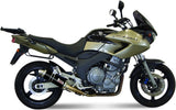 Dual Catalytic Exhaust Tips With Sound Certification Gp Steel Black - Mivv Compatible With Yamaha Tdm 900 (2002-2014)