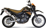 Escape Doble Sin Catalizador Con Homologación Acústica Oval Acero - Mivv Compatible Con Yamaha Xt 660 X (2004-2016)
