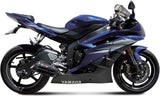 Tubo De Escape Con Homologación Acústica Suono Acero Negro Carbono - Mivv Compatible Con Yamaha Yzf 600 R6 (2006-2016)