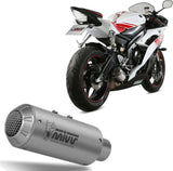 Tubo De Escape Con Homologación Acústica Mk3 Acero - Mivv Compatible Con Yamaha Yzf 600 R6 (2006-2016)