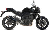 Tubo De Escape Sin Catalizador Y Con Homologación Acústica Oval Carbono - Mivv Compatible Con Yamaha Fz-1 Fazer (2006-2016)