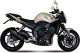 Catalytic Exhaust Tip With Sound Certification Suono Steel Black Carbon - Mivv Compatible With Yamaha Fz-1 Fazer (2006-2016)