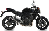 Tubo De Escape Con Catalizador Y Homologación Acústica Gp Acero Negro - Mivv Compatible Con Yamaha Fz-1 Fazer (2006-2016)