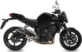 Non-Catalytic Exhaust Tip With Sound Certification Gp Steel Black - Mivv Compatible With Yamaha Fz-1 Fazer (2006-2016)