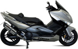Complete Non-Catalytic Exhaust System With Sound Certification Suono Stainless Steel Carbon - Mivv Compatible With Yamaha T-Max 500 (2008-2011)
