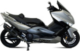 Sistema De Escape Completo Sin Catalizador Y Con Homologación Acústica Suono Acero Negro Carbono - Mivv Compatible Con Yamaha T-Max 500 (2008-2011)