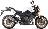 Tubo De Escape Con Homologación Acústica Suono Acero Carbono - Mivv Compatible Con Yamaha Fazer 8 (2010-2016)
