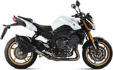 Tubo De Escape Con Homologación Acústica Suono Acero Negro Carbono - Mivv Compatible Con Yamaha Fz-8 (2010-2016)