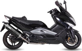 Complete Non-Catalytic Exhaust System With Sound Certification Speed Edge Steel Black Carbon - Mivv Compatible With Yamaha T-Max 500 (2008-2011)