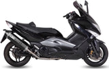 Sistema De Escape Completo Sin Catalizador Y Con Homologación Acústica Speed Edge Acero Negro Carbono - Mivv Compatible Con Yamaha T-Max 500 (2008-2011)