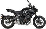 Sistema De Escape Completo Con Catalizador Y Homologación Acústica Suono Acero Carbono - Mivv Compatible Con Yamaha Mt-09 (2013-2020)